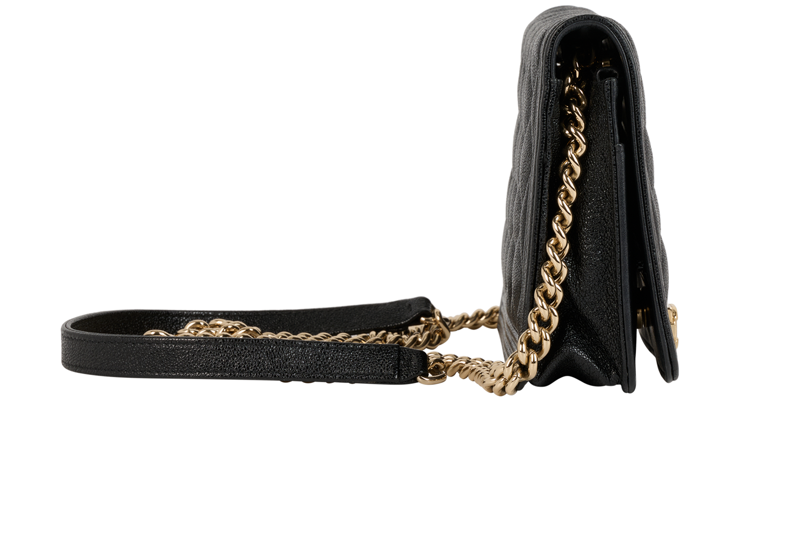 Boy WOC, &pound;1,400, Handbags, Black, Leather, Side view